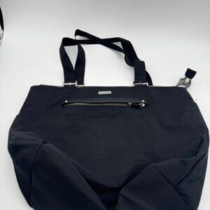 Baggallini Tote Bag Womens Large Black Nylon Shoulder Travel Organizer Zip
